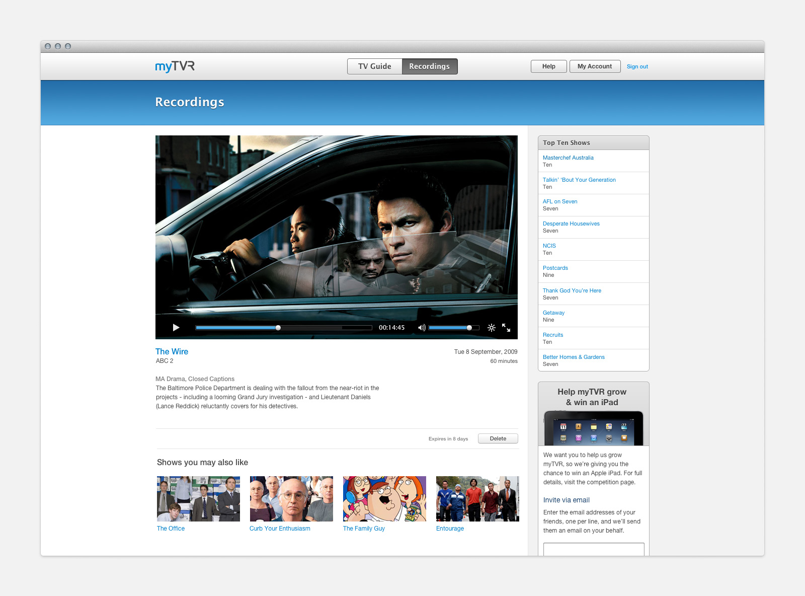 Desktop Playback Screen Desktop Playback Screen