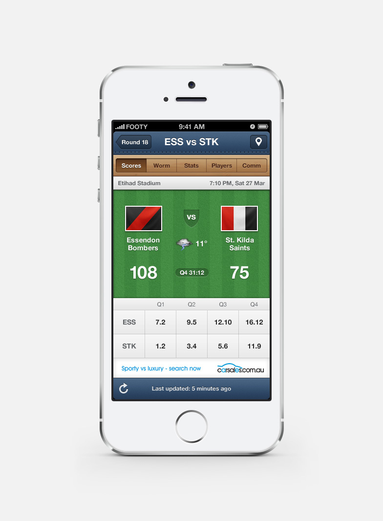 Player statistics and profile