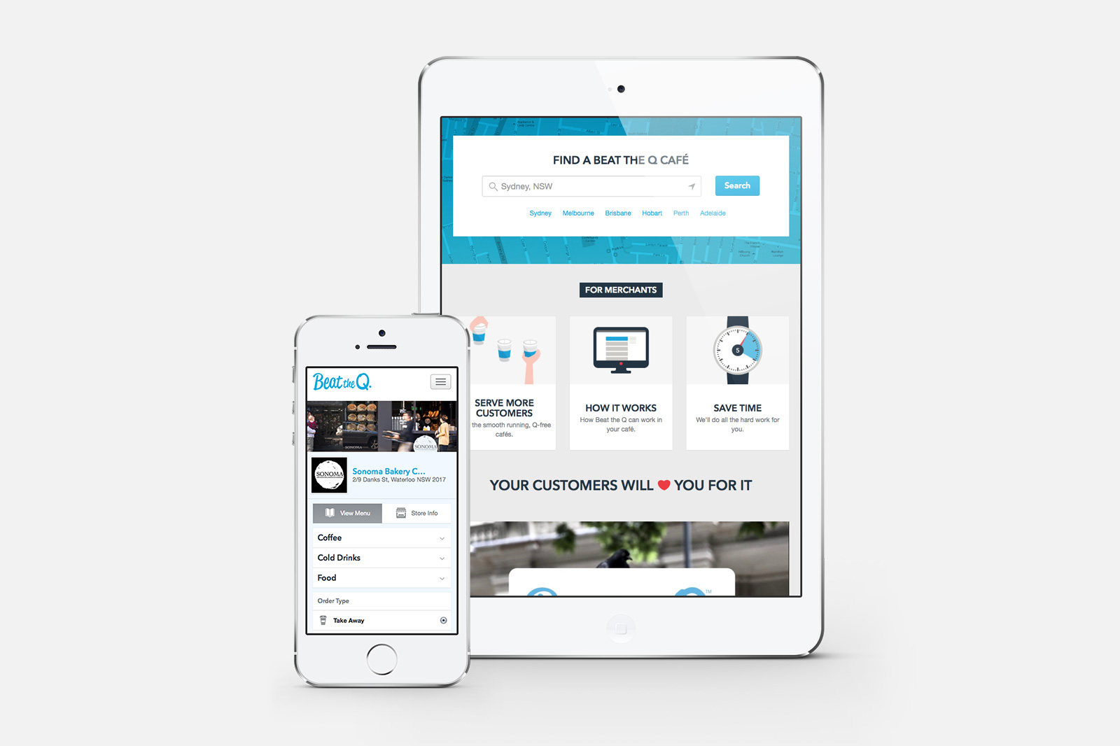 Responsive design examples.